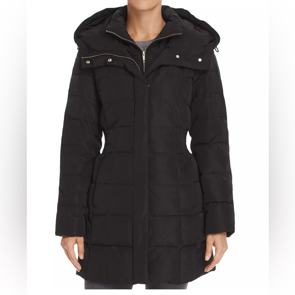 Cole Haan Zip Front Puffer Coat